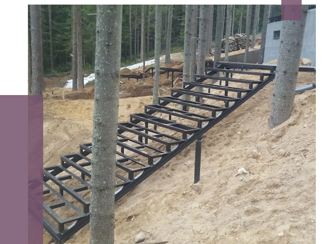 Монтаж металлических лестниц в Железногорске от 13543 руб. 