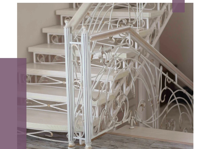 Изготовление кованых лестниц на заказ в Железногорске от 86879 руб. | ПРОЛЁТ-Жлк