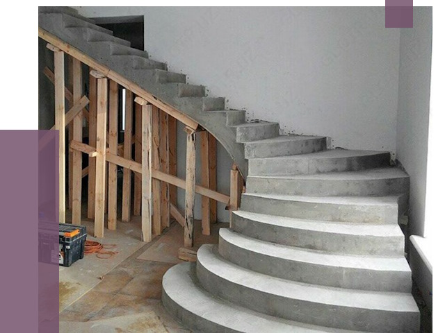 Изготовление бетонных лестниц под ключ в Железногорске от 19931 руб. | ПРОЛЁТ-Жлк