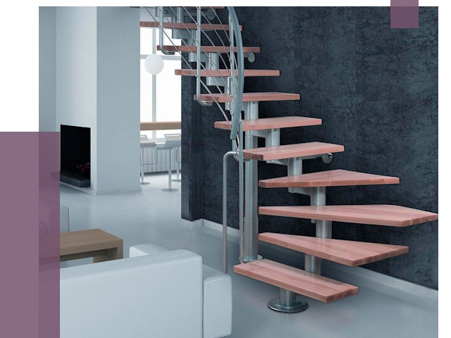 Модульные лестницы в Железногорске от 16865 руб. — купить в ПРОЛЁТ-Жлк