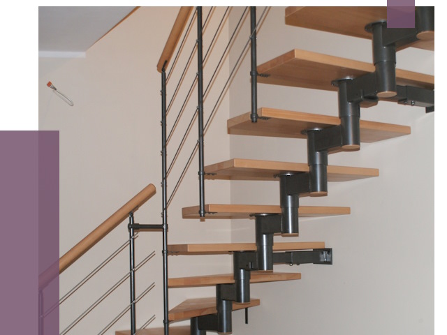 Изготовление модульных лестниц в Железногорске от 11499 руб. 