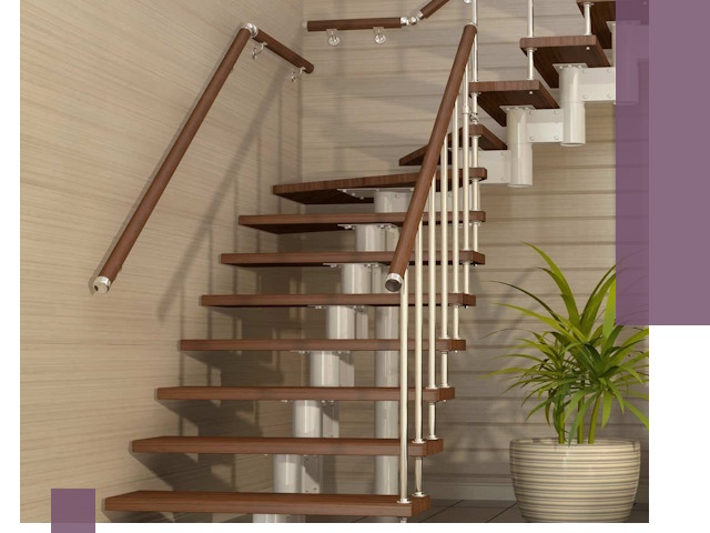 Изготовление модульных лестниц под ключ в Железногорске