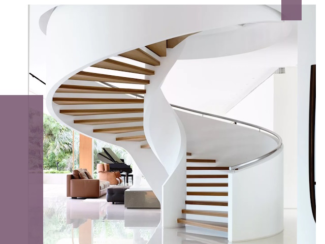 Винтовые лестницы в Железногорске под ключ от 48550 руб. | ПРОЛЁТ-Жлк