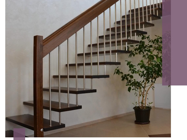 Лестницы на больцах под ключ в Железногорске – изготовление и монтаж