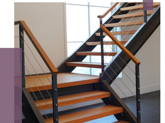 Изготовление лестниц на металлокаркасе в Железногорске от 18909 руб. | ПРОЛЁТ-Жлк