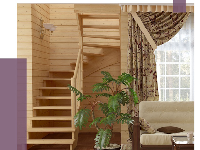 Лестницы для дачи в Железногорске от 75891 руб.  | ПРОЛЁТ-Жлк