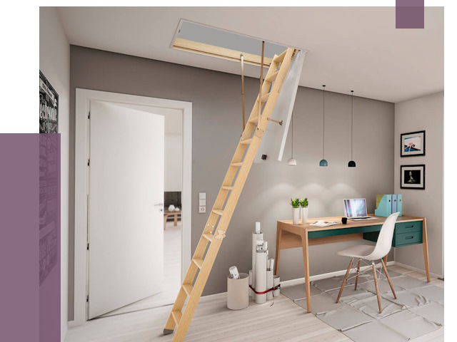 Чердачные лестницы в Железногорске — от 14565 руб. | ПРОЛЁТ-Жлк