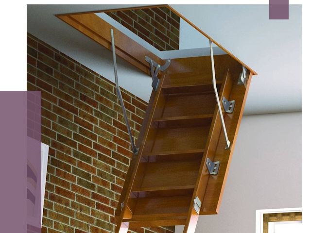 Установка чердачной лестницы в Железногорске от 7819 руб. | ПРОЛЁТ-Жлк