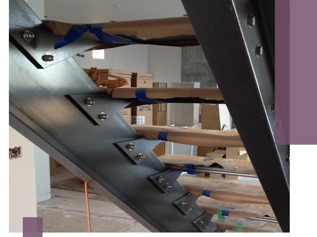 Усиление лестничных конструкций и усиление опор в Железногорске