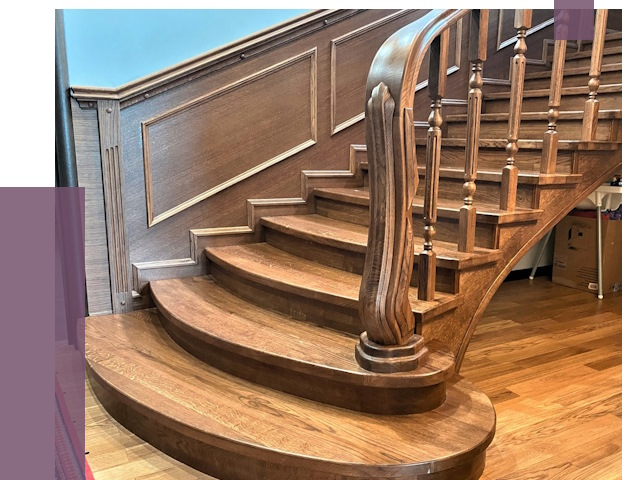 Дубовые лестницы под ключ в Железногорске от 176312 руб. — ПРОЛЁТ-Жлк
