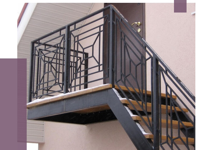 Металлические перила в Железногорске от 4293 руб.  | ПРОЛЁТ-Жлк