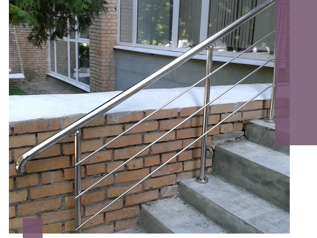Перила из нержавеющей стали высокого качества в Железногорске