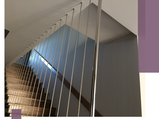 Тросовые перила под ключ в Железногорске — производство и монтаж