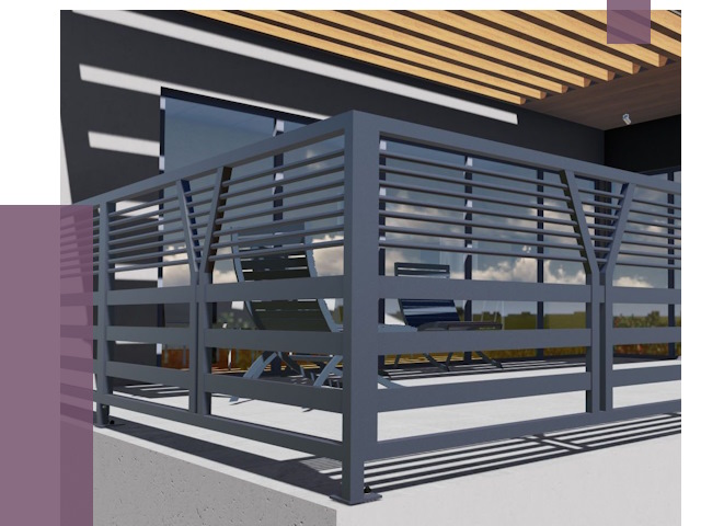 Изготовление балконных ограждений в Железногорске от 10732 руб. | ПРОЛЁТ-Жлк