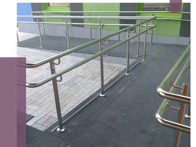 Ограждения пандусов в Железногорске от 4344 руб. монтаж | ПРОЛЁТ-Жлк