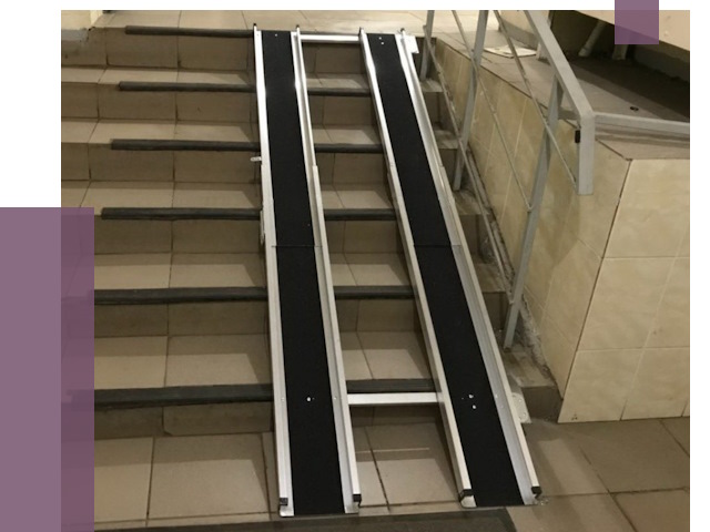 Установка пандуса в подъезд в Железногорске от 7972 руб. под ключ | ПРОЛЁТ-Жлк