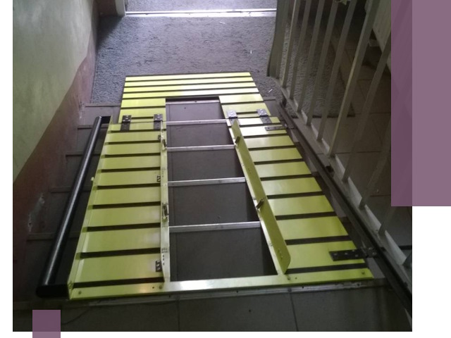 Профессиональный монтаж пандуса в подъезд в Железногорске