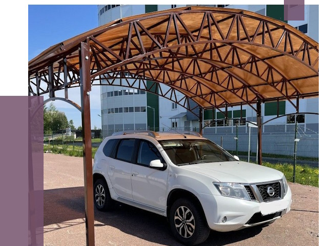 Недорогие навесы в Железногорске от 42928 руб.  | ПРОЛЁТ-Жлк