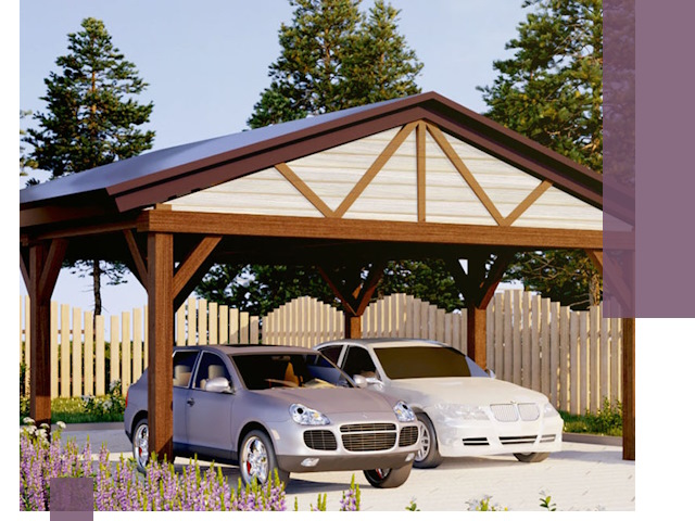 Навесы для автомобиля в Железногорске — изготовление и монтаж