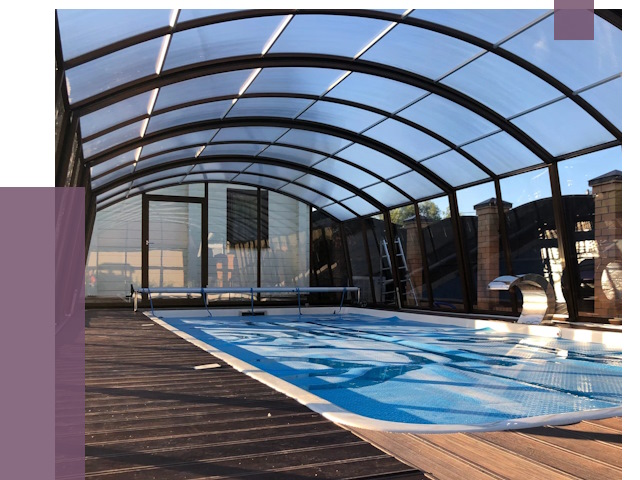 Навесы для бассейна в Железногорске от 16762 руб. под ключ | ПРОЛЁТ-Жлк