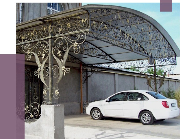 Кованые навесы в Железногорске от 14565 руб. | ПРОЛЁТ-Жлк