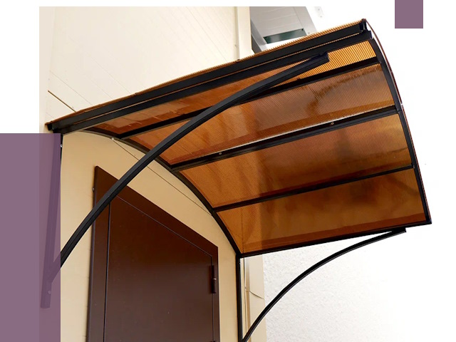 Недорогие козырьки в Железногорске от 7584 руб.  | ПРОЛЁТ-Жлк