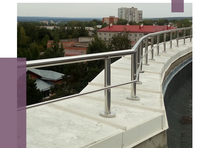 Парапеты и ограждения кровли в Железногорске от 4957 руб. 
