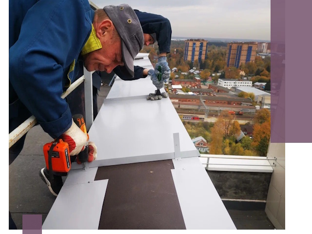 Монтаж парапетов в Железногорске — установка прочных металлических ограждений