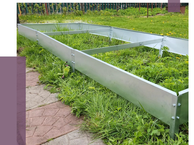 Металлические бордюры для грядок в Железногорске от 1789 руб. 