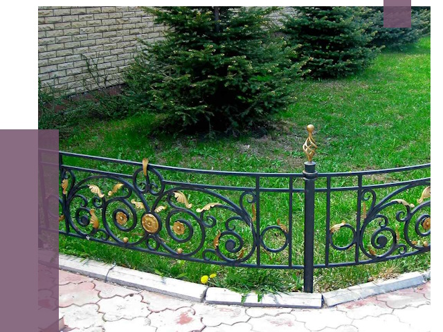 Кованые газонные ограждения в Железногорске от 7615 руб. — ПРОЛЁТ-Жлк