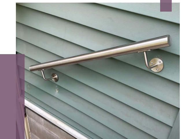 Поручни из нержавеющей стали в Железногорске от 7666 руб.  | ПРОЛЁТ-Жлк